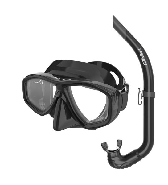 Combo Máscara Luneta Snorkel Pino Snorkeler Unisex