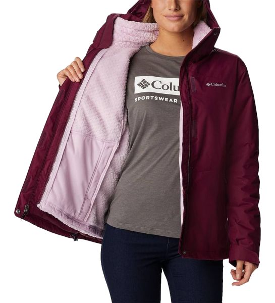 Campera Impermeable Columbia Bugaboo 2 En 1 Mujer