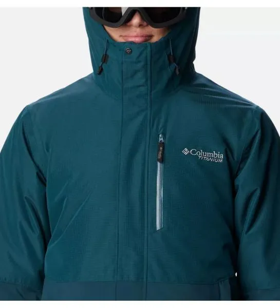 Campera De Ski Columbia Titanium Winter District Omni-Heat Hombre