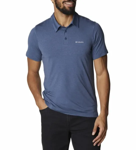 Remera Columbia Polo Tech Trail Hombre