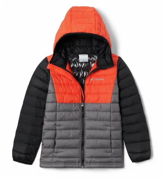 Campera Sintética Con Capucha Columbia Powder Lite Niños